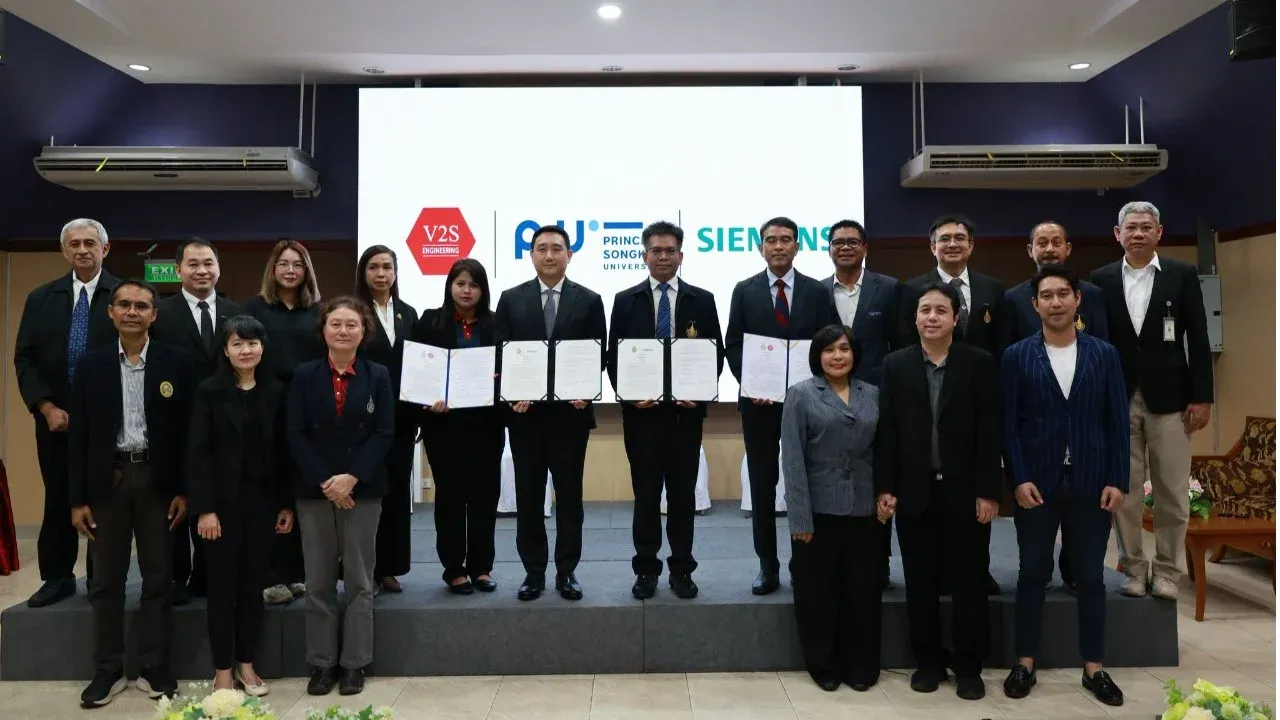 ภาพปกของ: คณะวิศวกรรมศาสตร์ ลงนามบันทึกความเข้าใจทางวิชาการ (MOU) กับ บริษัท ซีเมนส์ จำกัด และ บริษัท วี ทู เอส เอ็นจิเนียริ่ง จำกัด 